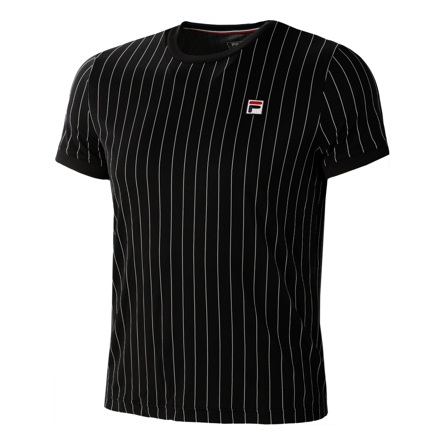 Fila Stripes T-Shirt Herren-Schwarz,Weiß Fila Stripes T-Shirt Herren-Schwarz,Weiß