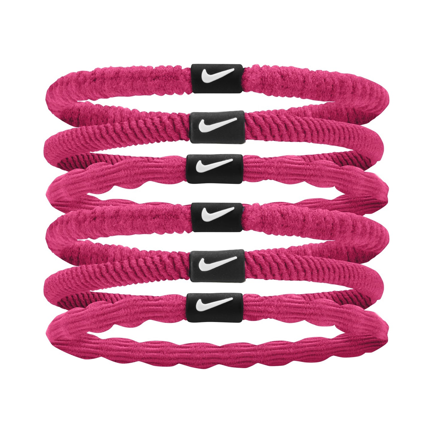 Nike Flex Hair Tie Haarband 6er Pack Unisex - pink, Nike Flex Hair Tie Haarband 6er Pack Unisex - pink,
