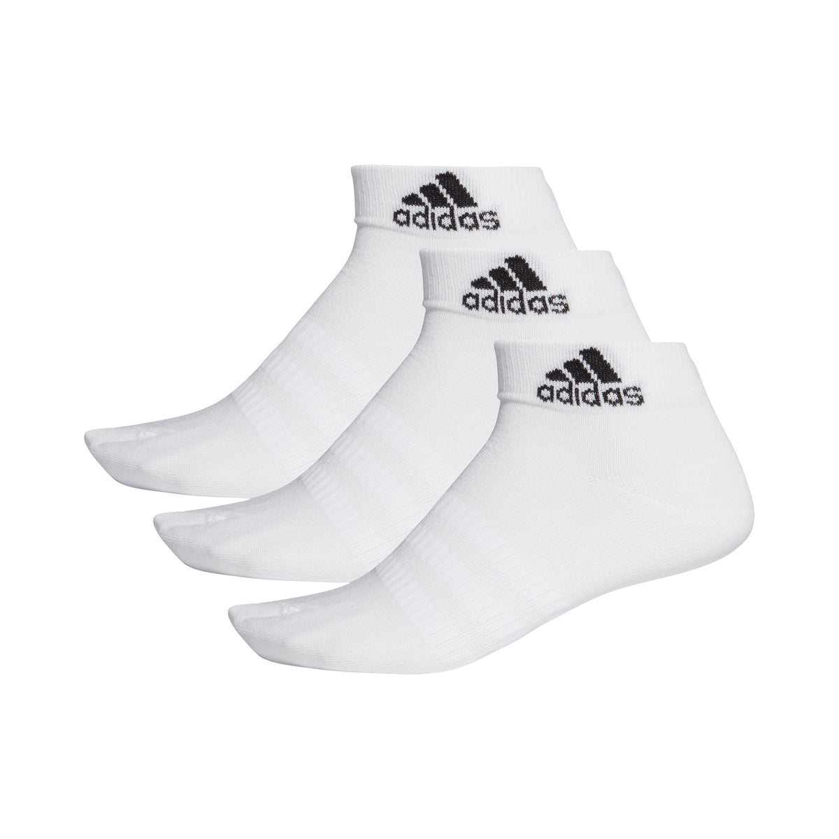 adidas Light Ankle Sportsocken 3er Pack Unisex - weiß, schwarz adidas Light Ankle Sportsocken 3er Pack Unisex - weiß, schwarz
