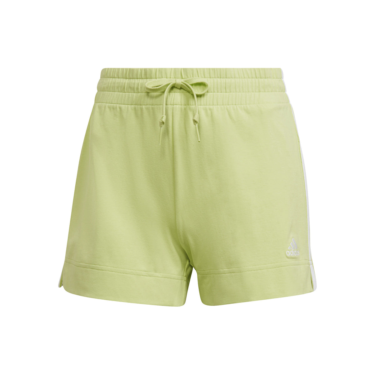 adidas Slim 3-Stripes Shorts Damen - grün, weiß adidas Slim 3-Stripes Shorts Damen - grün, weiß