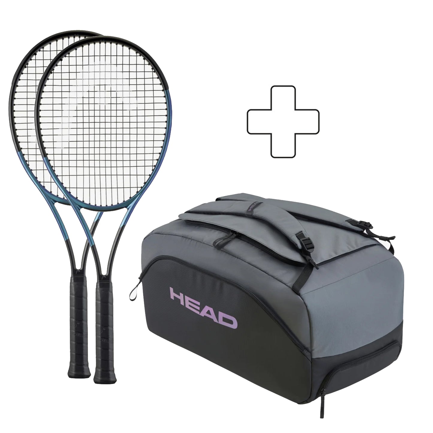 HEAD 2x Gravity MP 2025 plus Schlägertasche HEAD 2x Gravity MP 2025 plus Schlägertasche