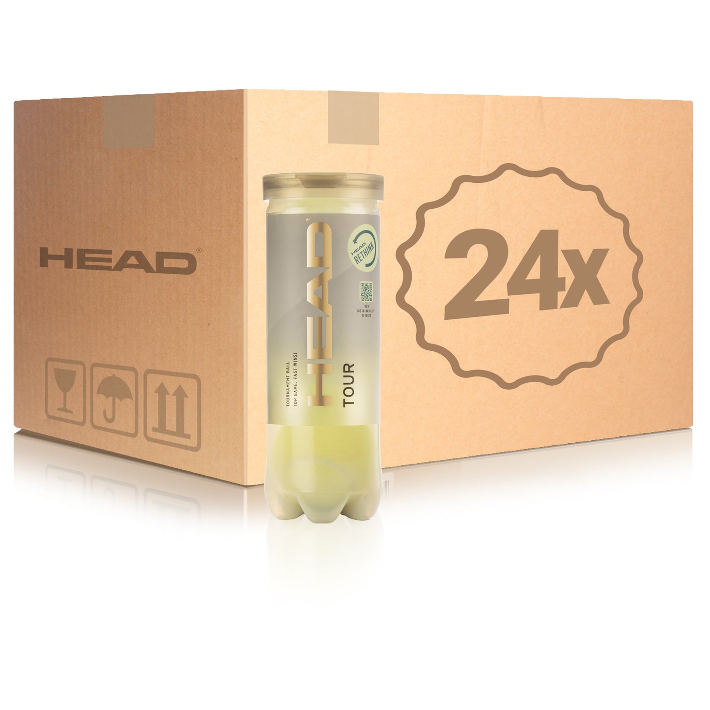 HEAD 24x 3er Dose Tour im Karton HEAD 24x 3er Dose Tour im Karton