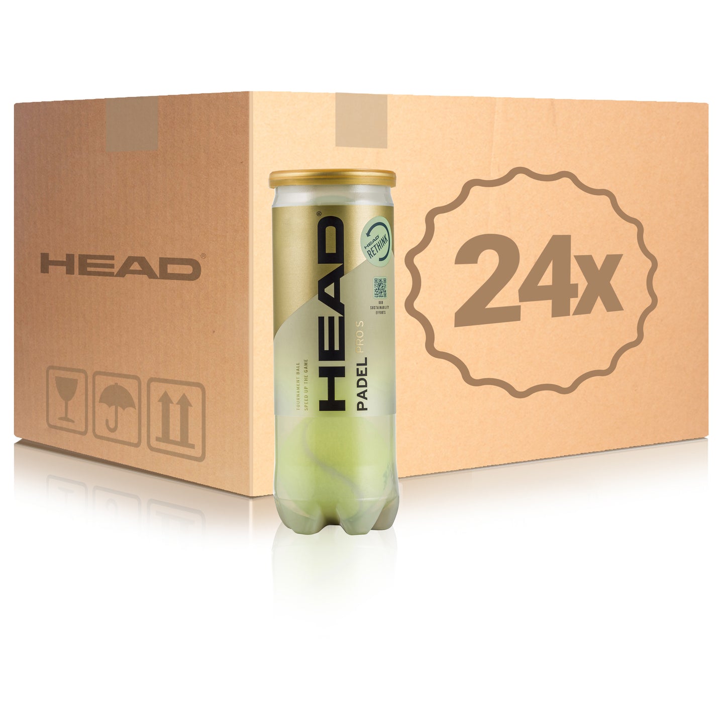 HEAD 24x 3er Dose Padel Pro S im Karton HEAD 24x 3er Dose Padel Pro S im Karton