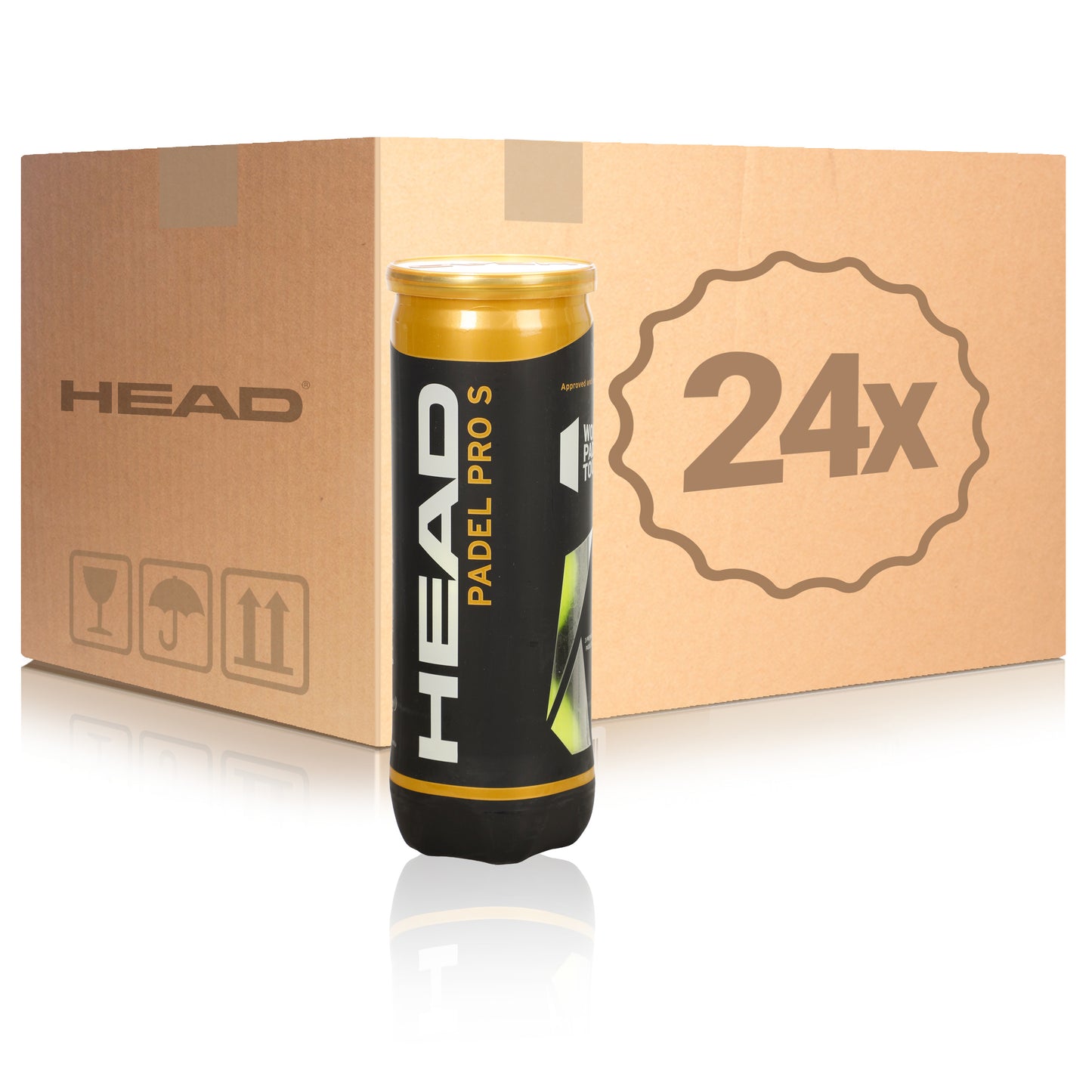 HEAD 24x 3er Dose Padel Pro S im Karton HEAD 24x 3er Dose Padel Pro S im Karton