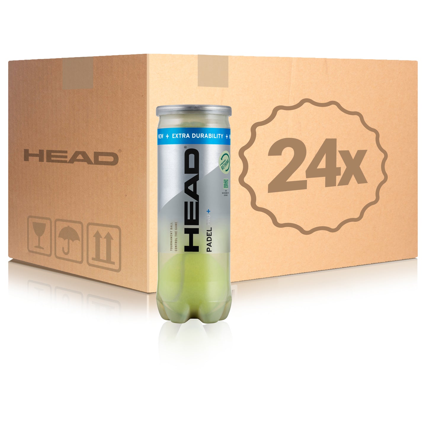 HEAD 24x 3er Dose Padel Pro+ im Karton HEAD 24x 3er Dose Padel Pro+ im Karton