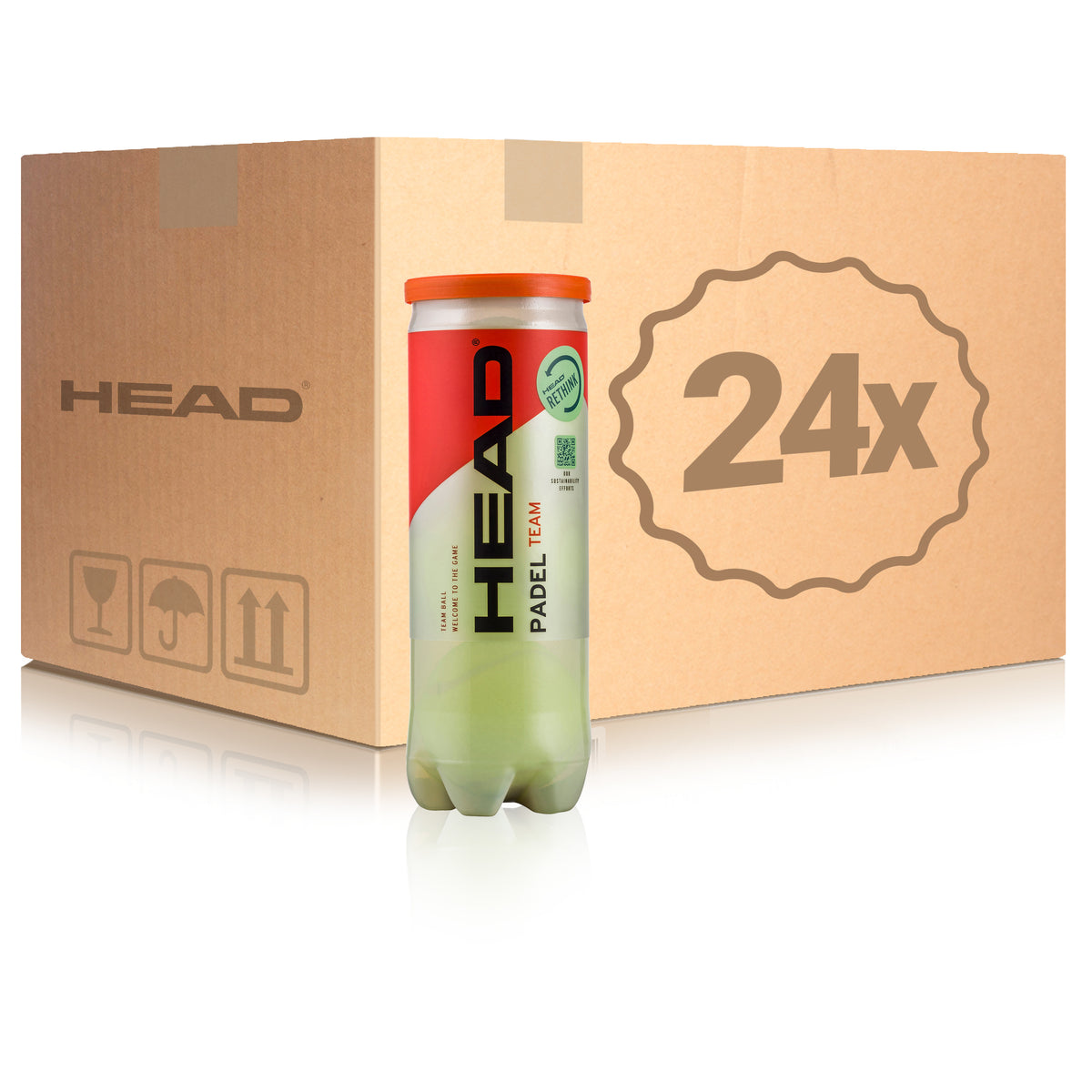 HEAD 24x 3er Dose Padel Team HEAD 24x 3er Dose Padel Team