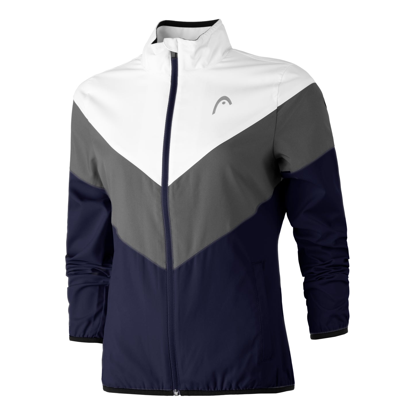 HEAD Club 22 Trainingsjacke Damen - grau, weiß HEAD Club 22 Trainingsjacke Damen - grau, weiß