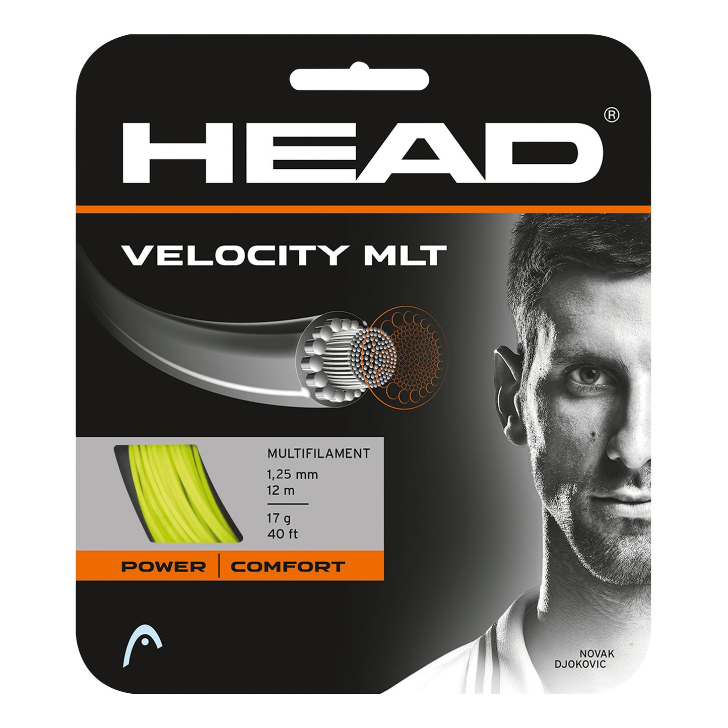 HEAD Velocity MLT Saitenset 12m-Gelb HEAD Velocity MLT Saitenset 12m-Gelb