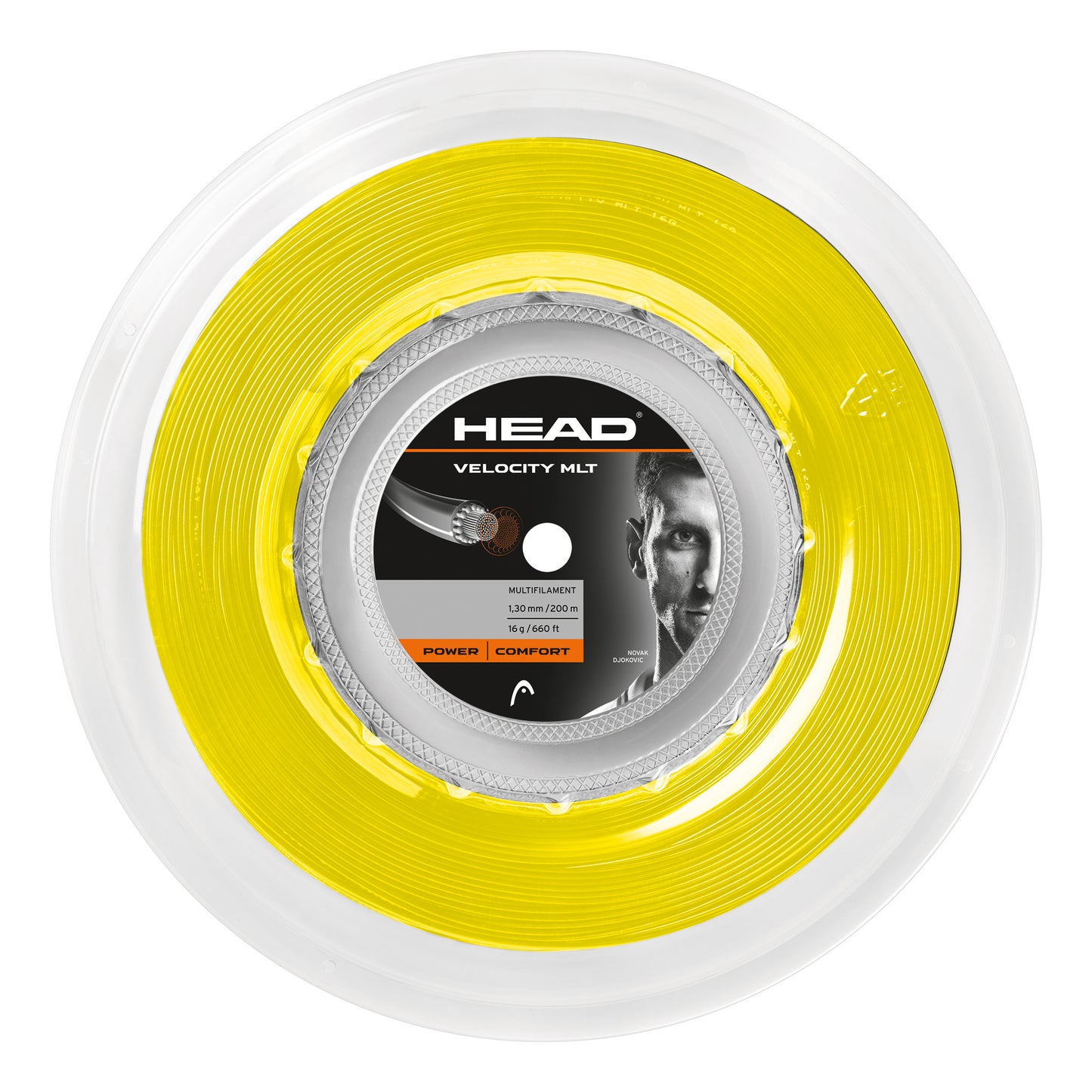 HEAD Velocity MLT Saitenrolle 200m-Gelb HEAD Velocity MLT Saitenrolle 200m-Gelb