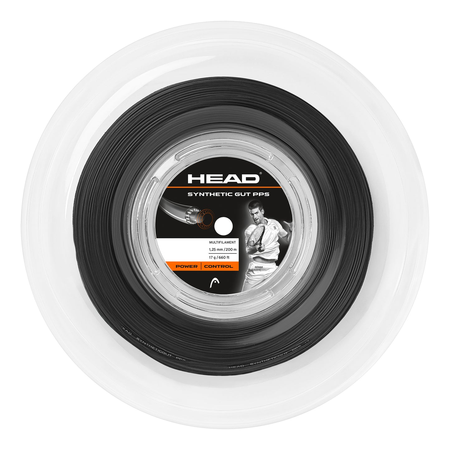 HEAD Synthetic Gut PPS Saitenrolle 200m - schwarz HEAD Synthetic Gut PPS Saitenrolle 200m - schwarz