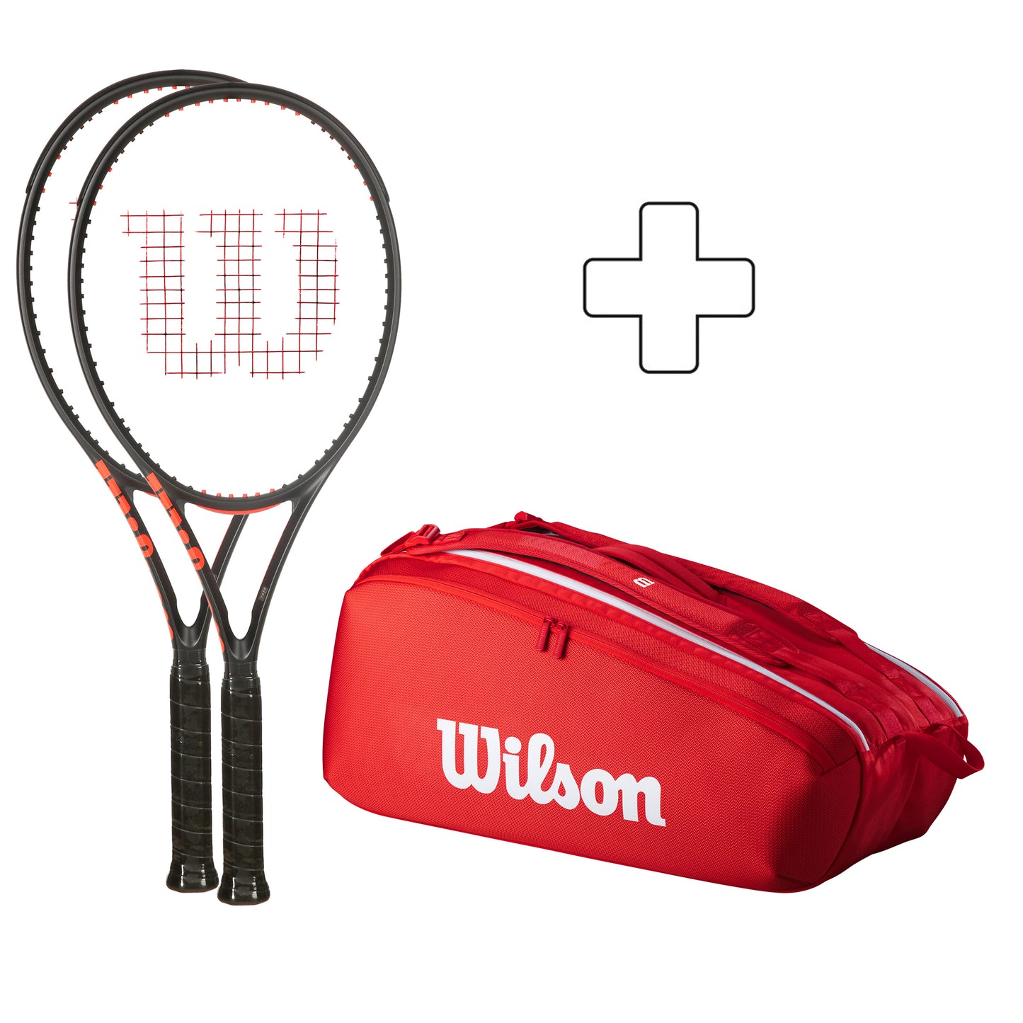 Wilson 2x Clash 100 V3.0 plus Schlägertasche Wilson 2x Clash 100 V3.0 plus Schlägertasche