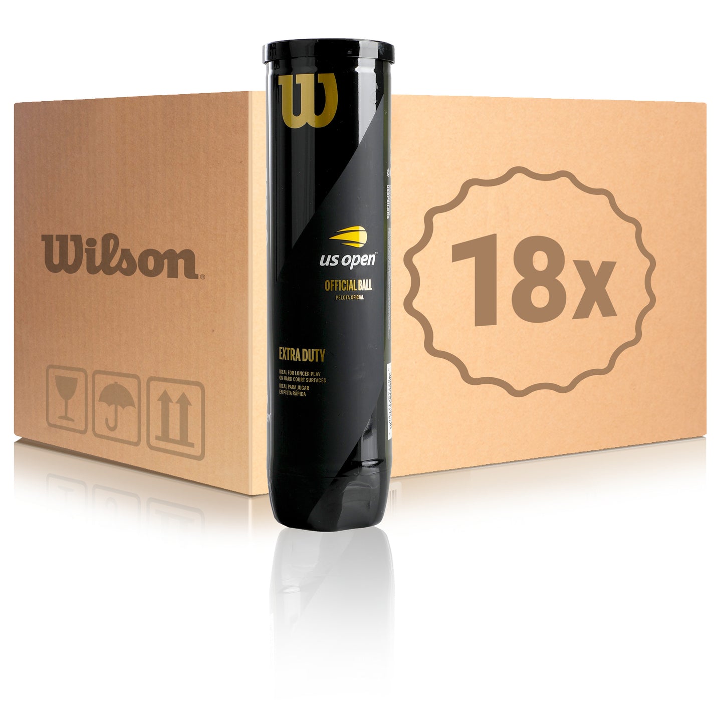 Wilson 18x 4er Dose US Open im Karton Wilson 18x 4er Dose US Open im Karton