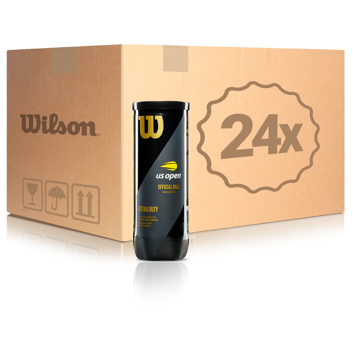 Wilson 24x 3er Dose US Open im Karton Wilson 24x 3er Dose US Open im Karton