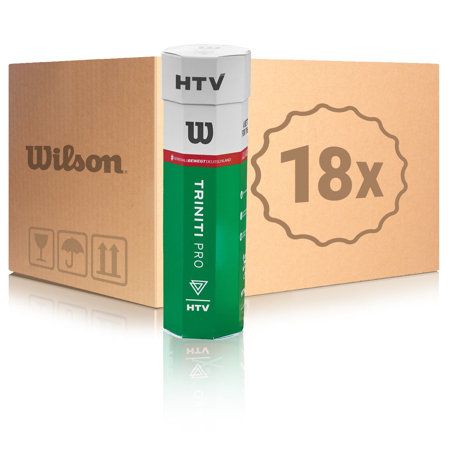 Wilson 18x 4er Dose HTV Triniti Pro im Karton Wilson 18x 4er Dose HTV Triniti Pro im Karton