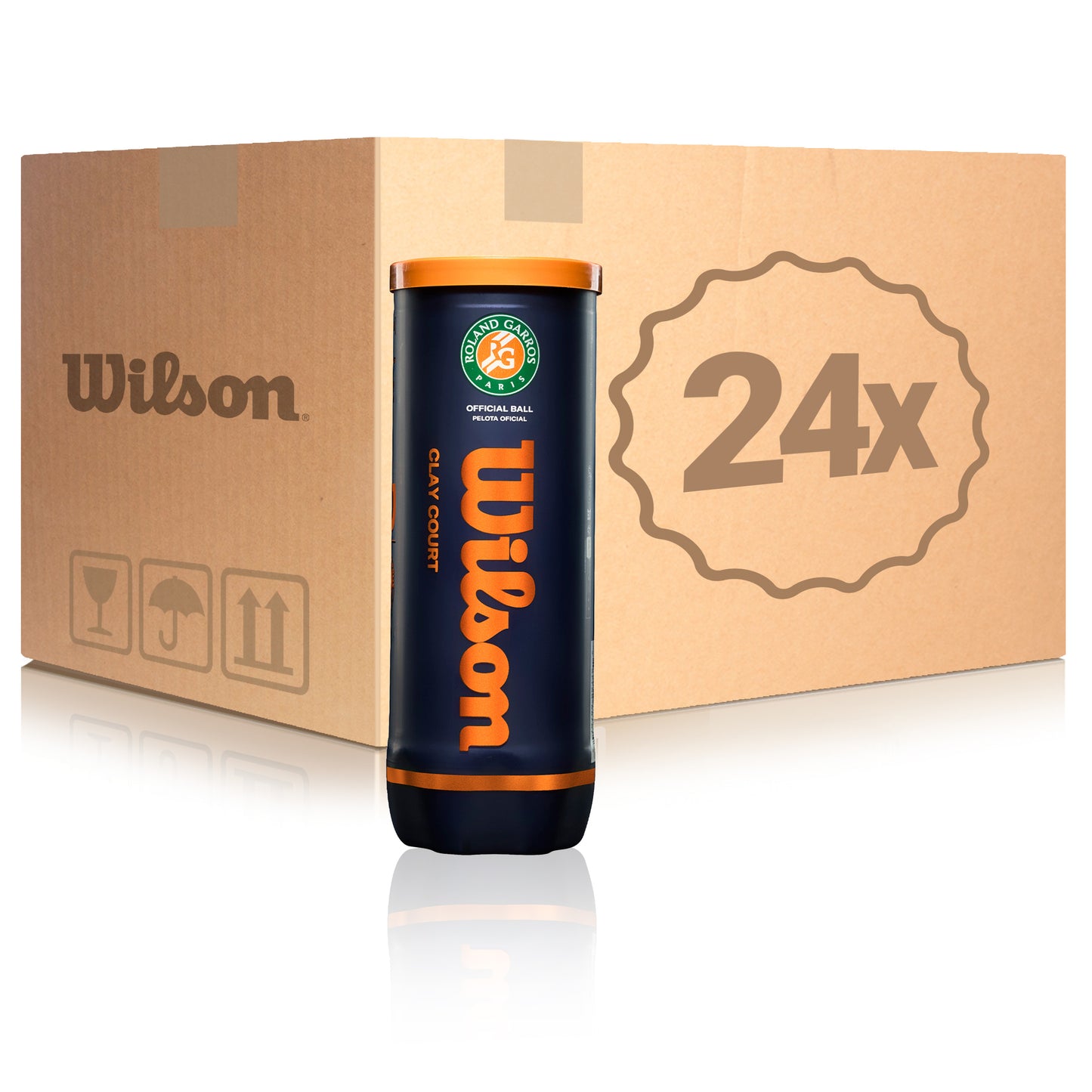 Wilson 24x 3er Dose Roland Garros Official im Karton Wilson 24x 3er Dose Roland Garros Official im Karton