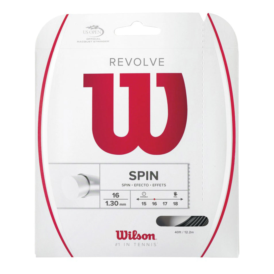 Wilson Revolve Saitenset 12,2m-Schwarz Wilson Revolve Saitenset 12,2m-Schwarz