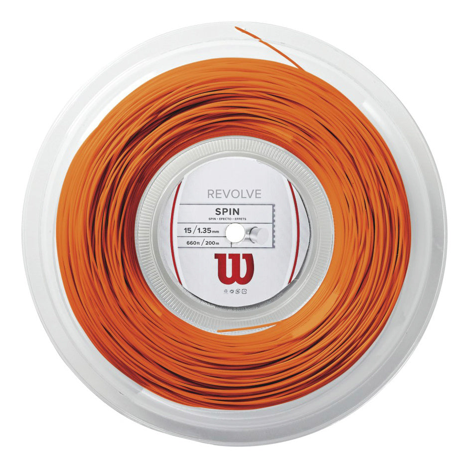 Wilson Revolve Saitenrolle 200m-Orange Wilson Revolve Saitenrolle 200m-Orange