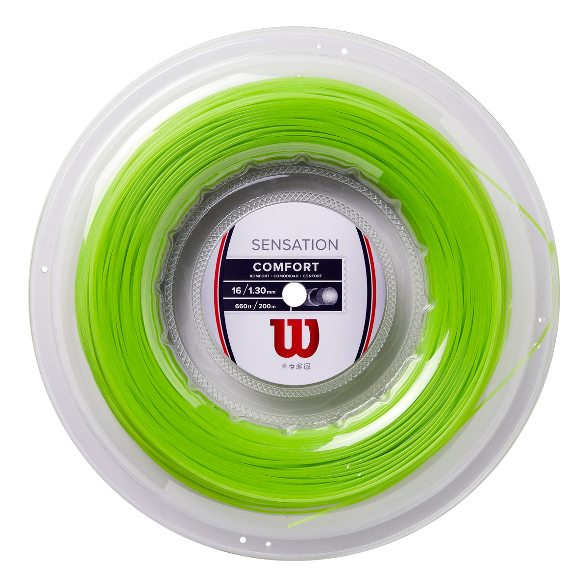 Wilson Sensation 16 Saitenrolle 200m - neongrün Wilson Sensation 16 Saitenrolle 200m - neongrün