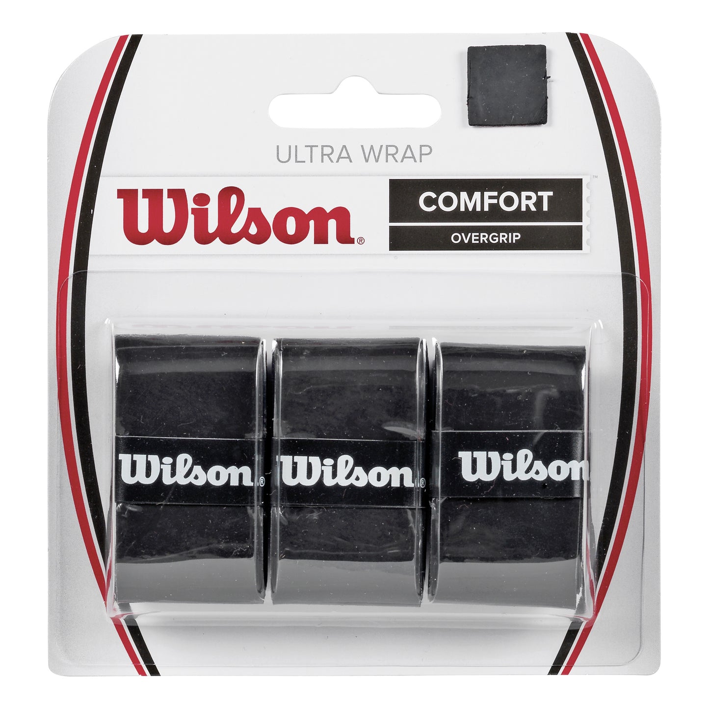 Wilson Ultra Wrap 3er Pack-Schwarz Wilson Ultra Wrap 3er Pack-Schwarz
