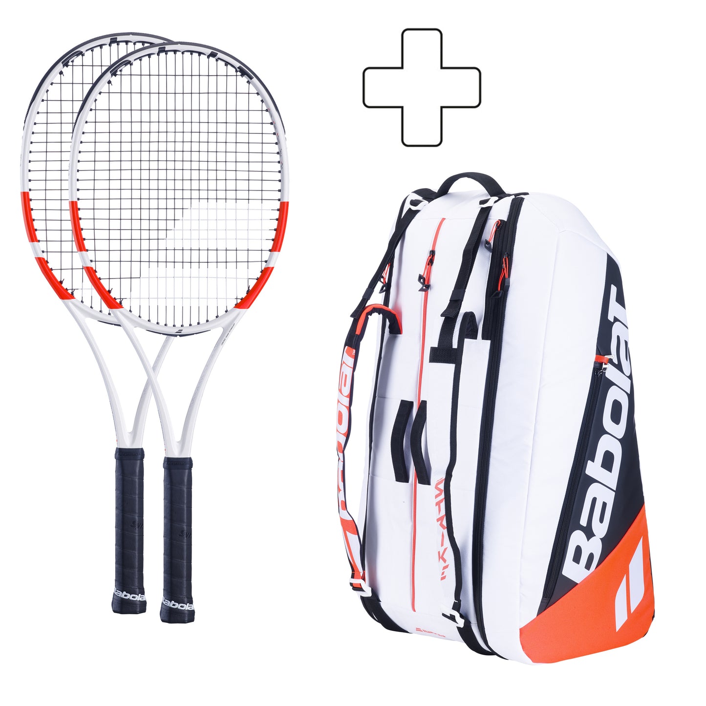 Babolat 2x 18x20 plus Schlägertasche Babolat 2x 18x20 plus Schlägertasche