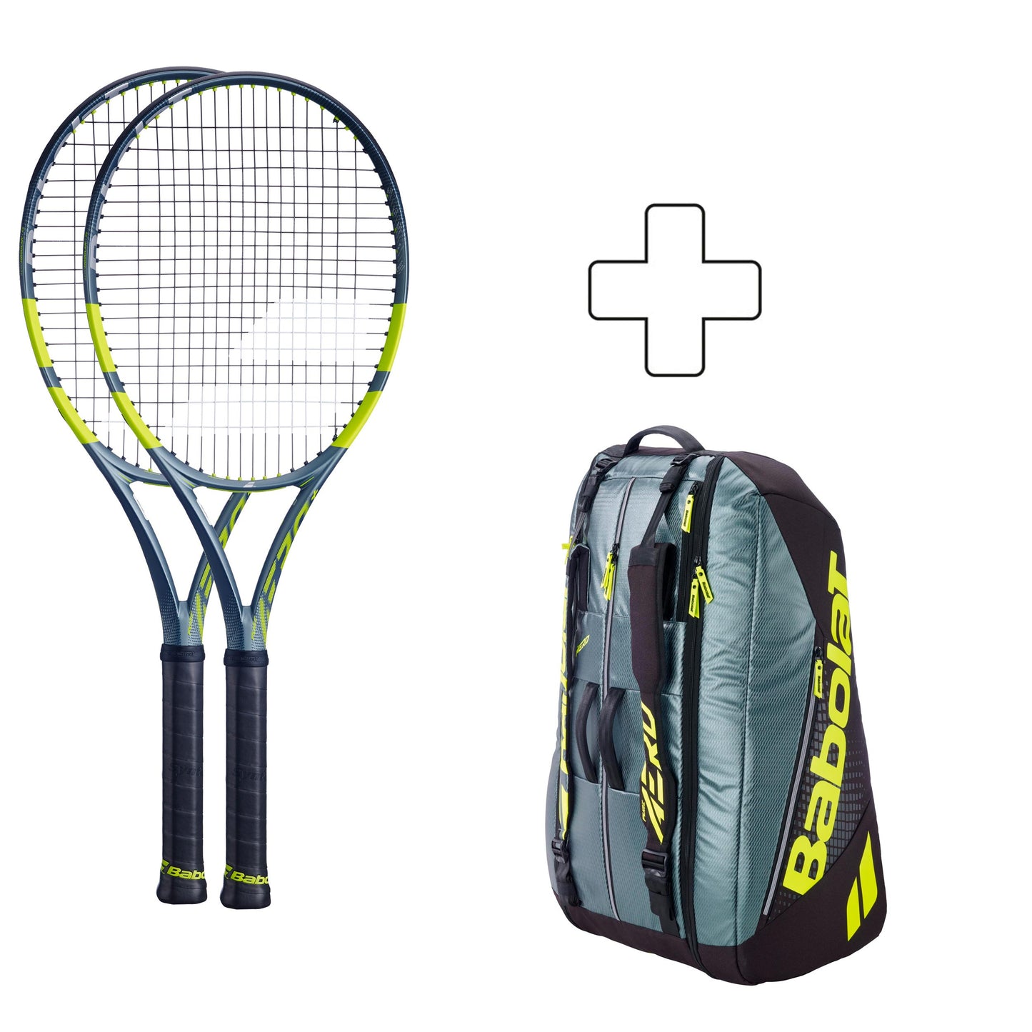 Babolat 2x Pure Aero + plus Schlägertasche Babolat 2x Pure Aero + plus Schlägertasche
