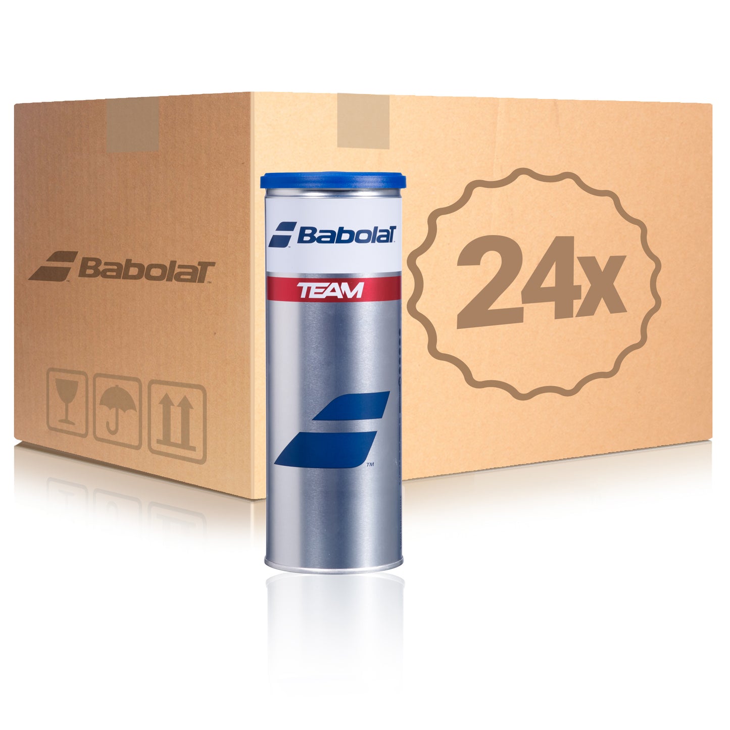 Babolat 24x 3er Dose Team im Karton Babolat 24x 3er Dose Team im Karton