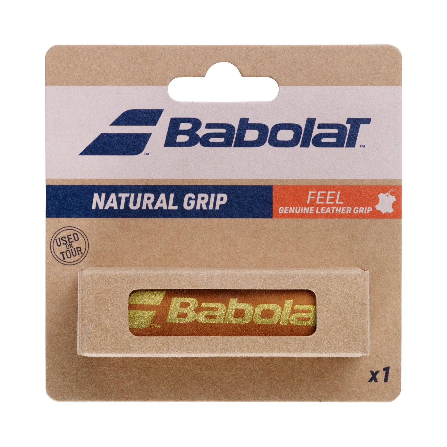 Babolat Natural Grip 1er Pack-Braun Babolat Natural Grip 1er Pack-Braun