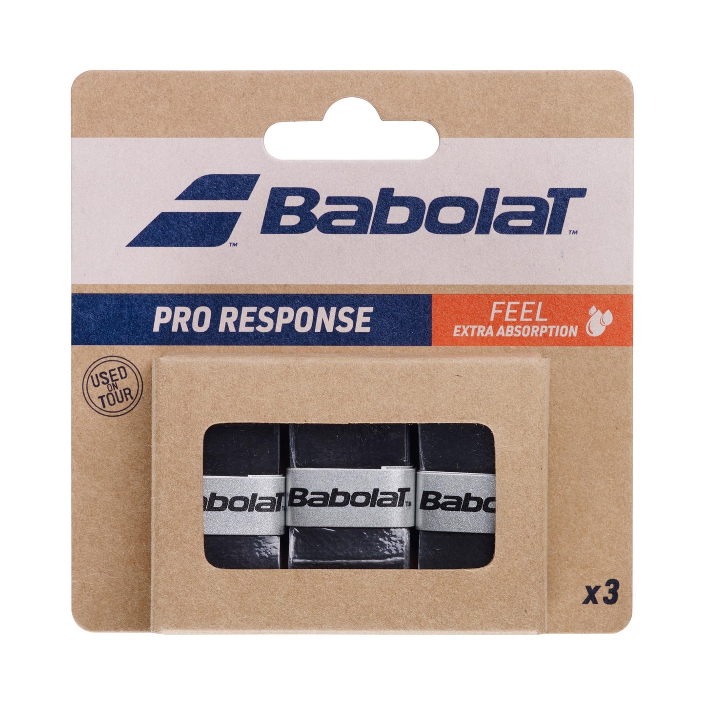 Babolat Pro Response 3er Pack-Schwarz Babolat Pro Response 3er Pack-Schwarz
