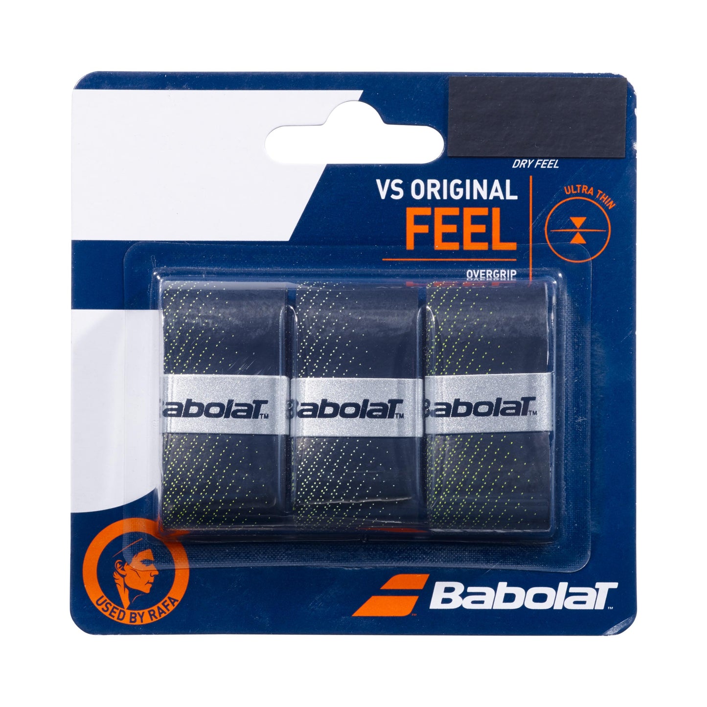 Babolat VS Grip Original 3er Pack-Schwarz,Gelb Babolat VS Grip Original 3er Pack-Schwarz,Gelb