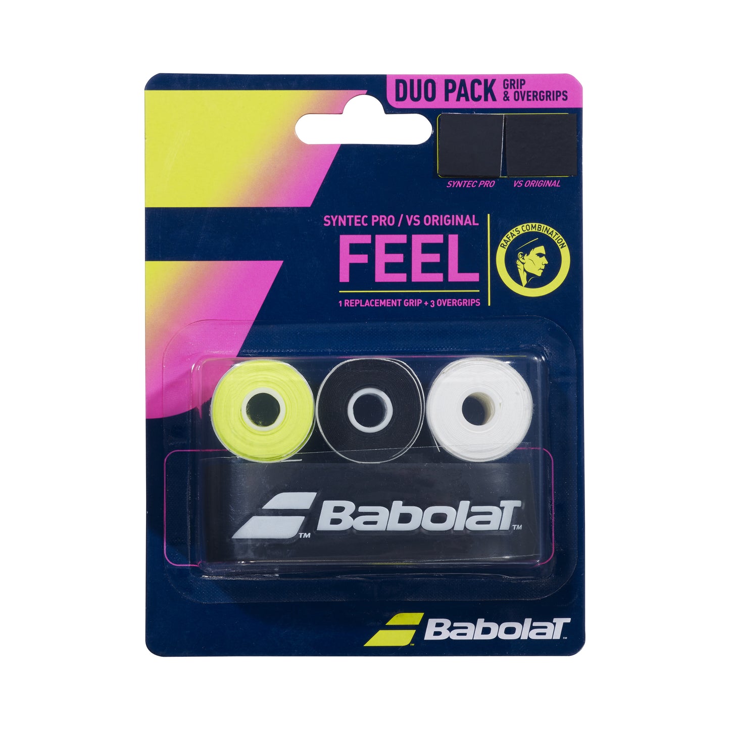 Babolat Syntec Pro X1 + VS Orig X3 4er Pack-Mehrfarbig Babolat Syntec Pro X1 + VS Orig X3 4er Pack-Mehrfarbig