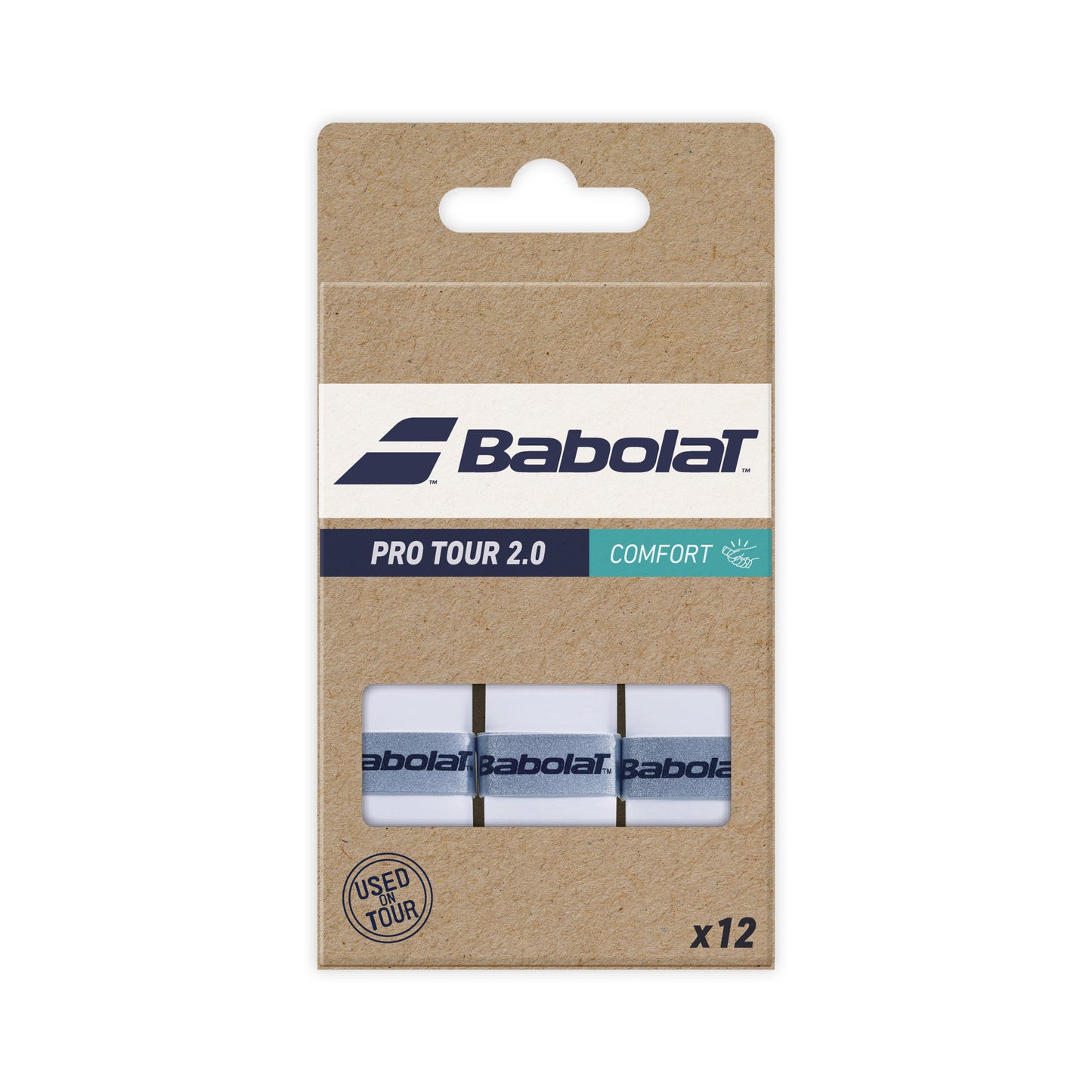 Babolat Pro Tour 2.0 12er Pack-Weiß Babolat Pro Tour 2.0 12er Pack-Weiß
