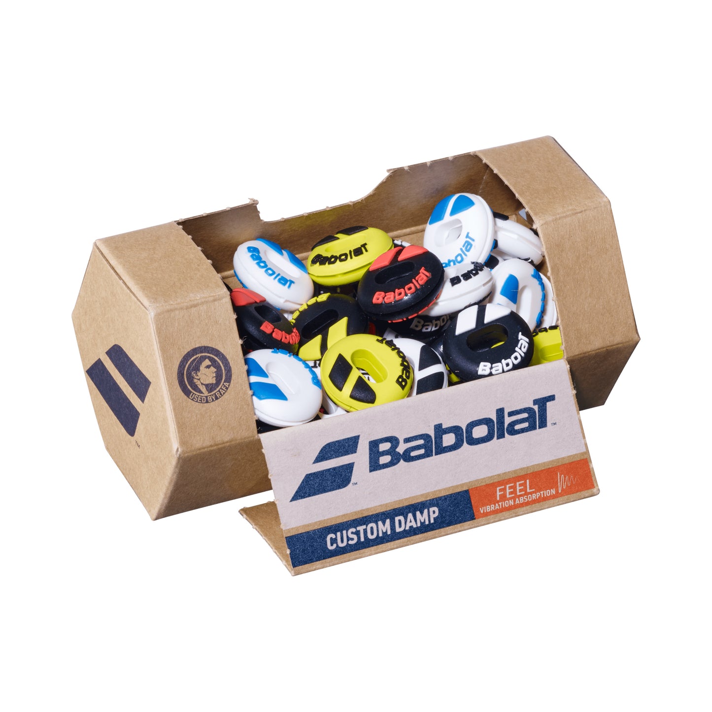 Babolat Custom Damp Dämpfer 48er Box-Mehrfarbig Babolat Custom Damp Dämpfer 48er Box-Mehrfarbig