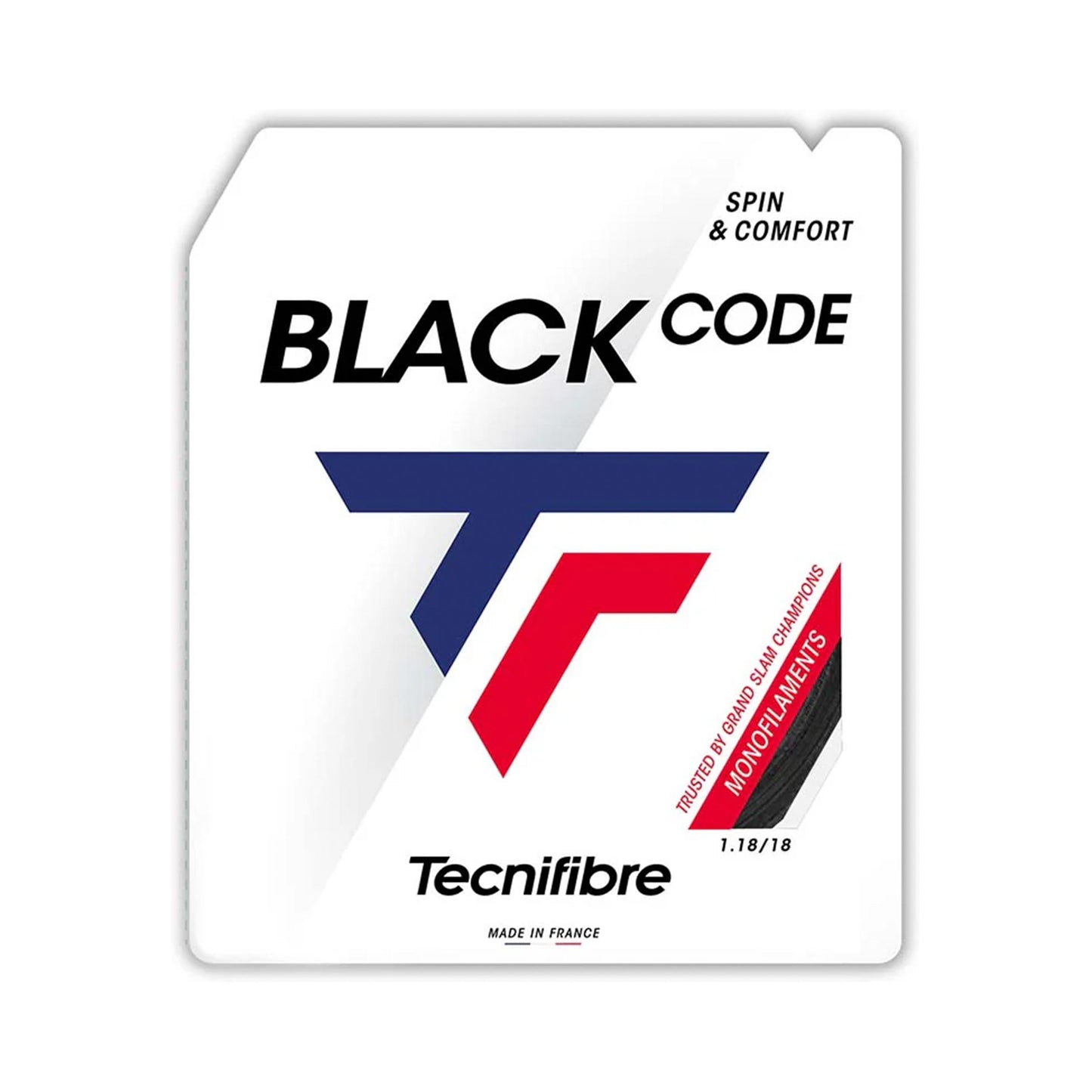 Tecnifibre Black Code 12m Saitenset-Schwarz Tecnifibre Black Code 12m Saitenset-Schwarz