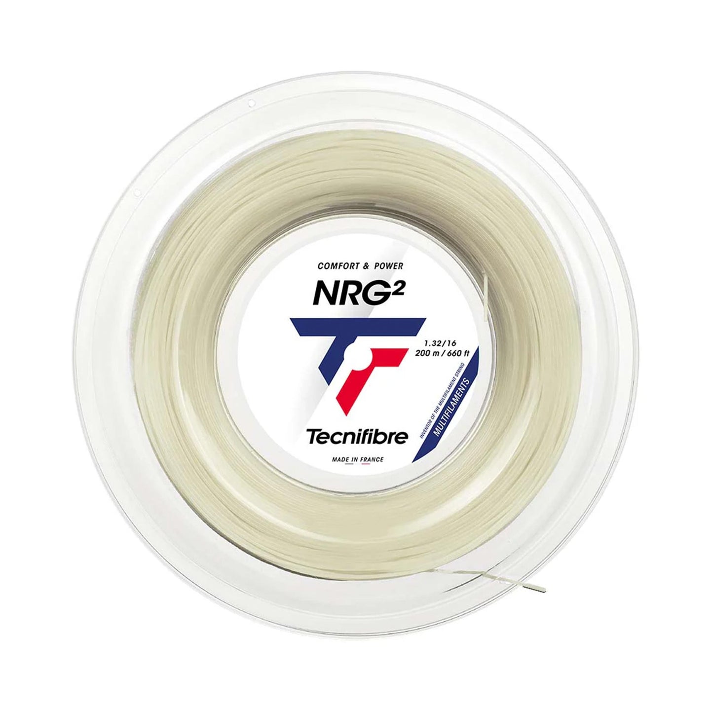 Tecnifibre NRG² 200m Saitenrolle-Nude Tecnifibre NRG² 200m Saitenrolle-Nude