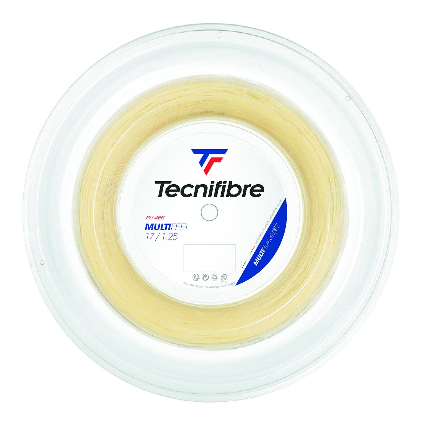 Tecnifibre Multifeel 200m Saitenrolle-Nude Tecnifibre Multifeel 200m Saitenrolle-Nude