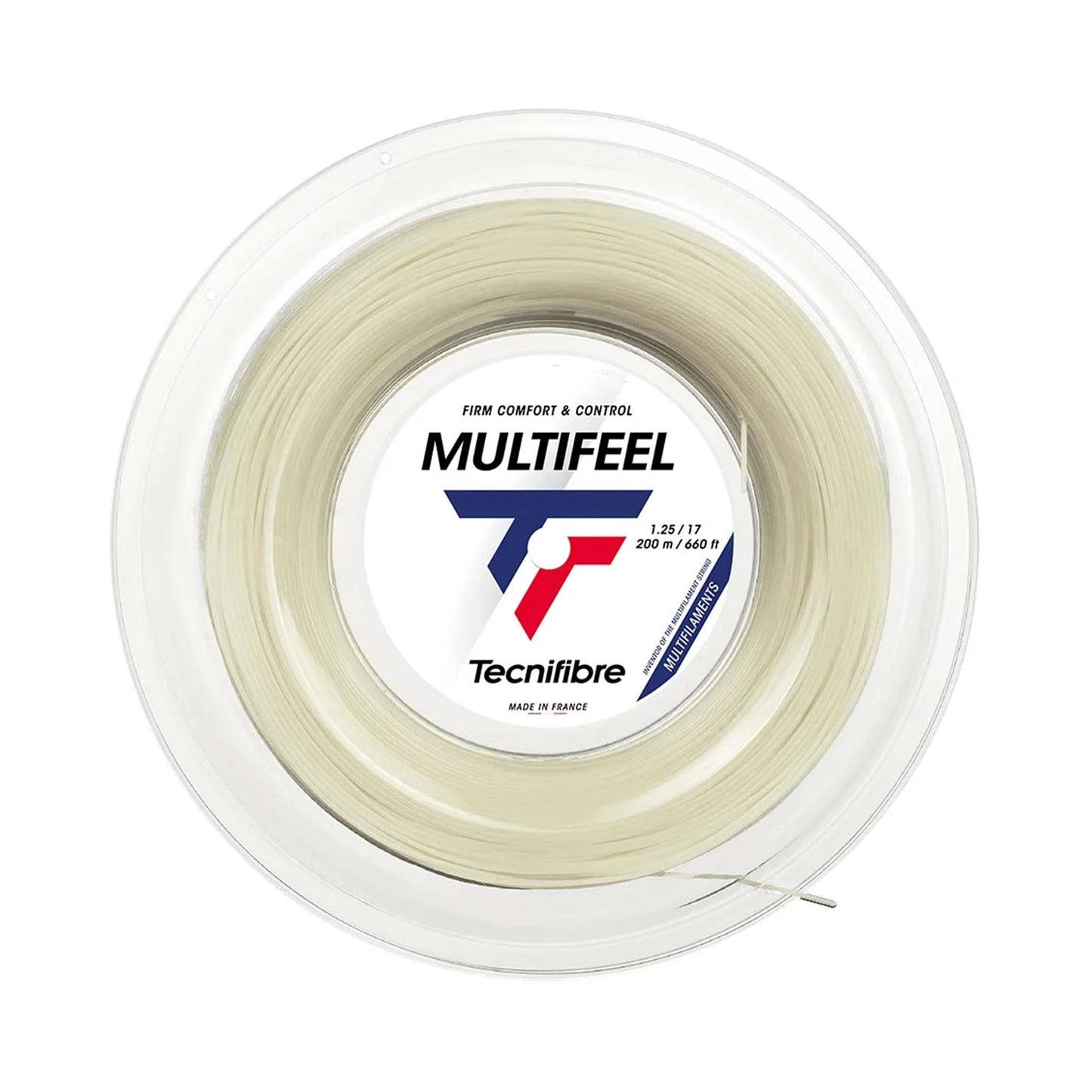 Tecnifibre Multifeel 200m Saitenrolle-Nude Tecnifibre Multifeel 200m Saitenrolle-Nude