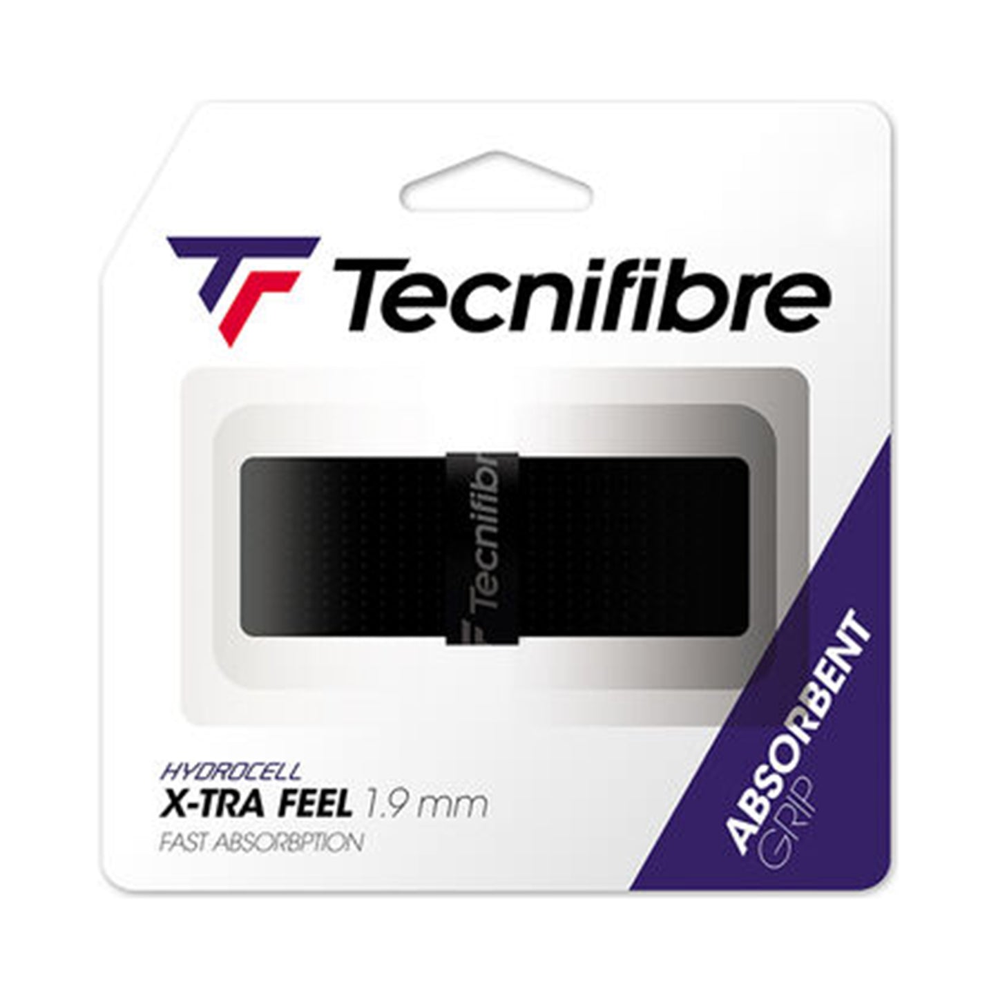 Tecnifibre X-Tra Feel 1er Pack-Schwarz Tecnifibre X-Tra Feel 1er Pack-Schwarz