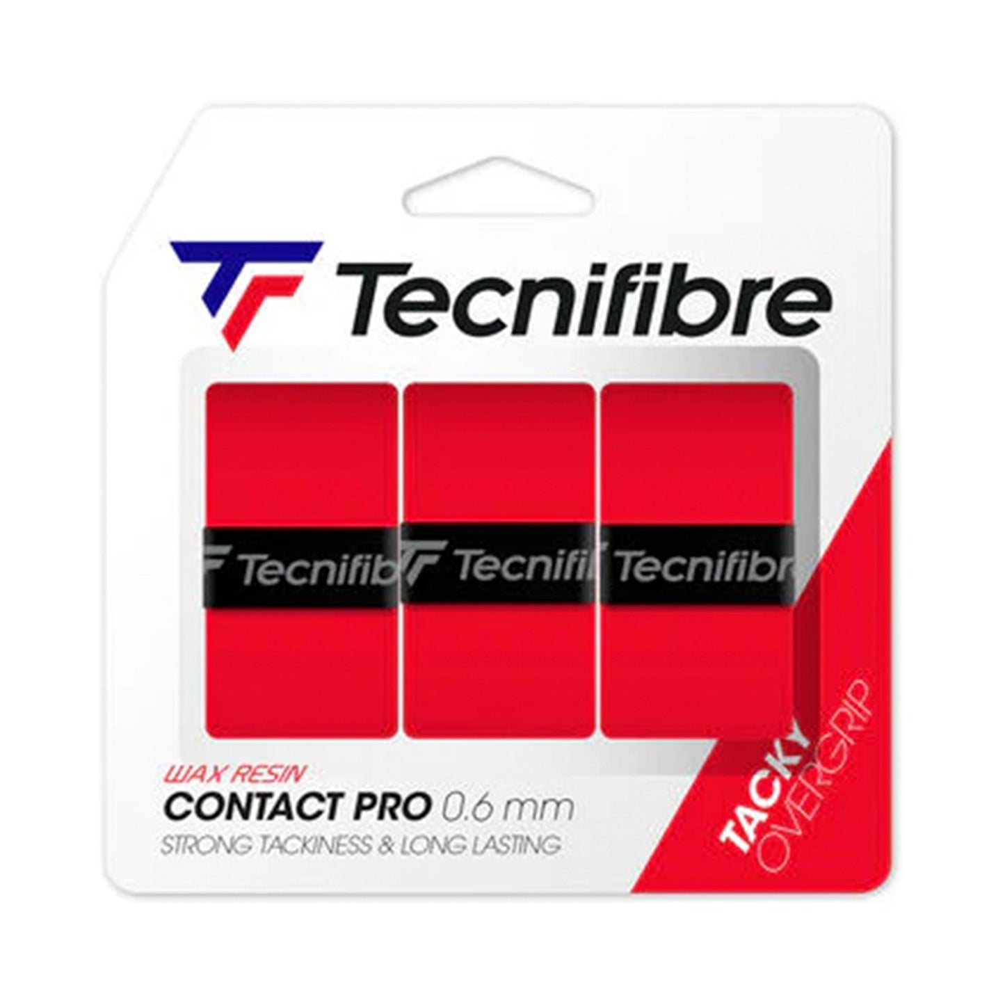 Tecnifibre Contact Pro 3er Pack-Rot Tecnifibre Contact Pro 3er Pack-Rot