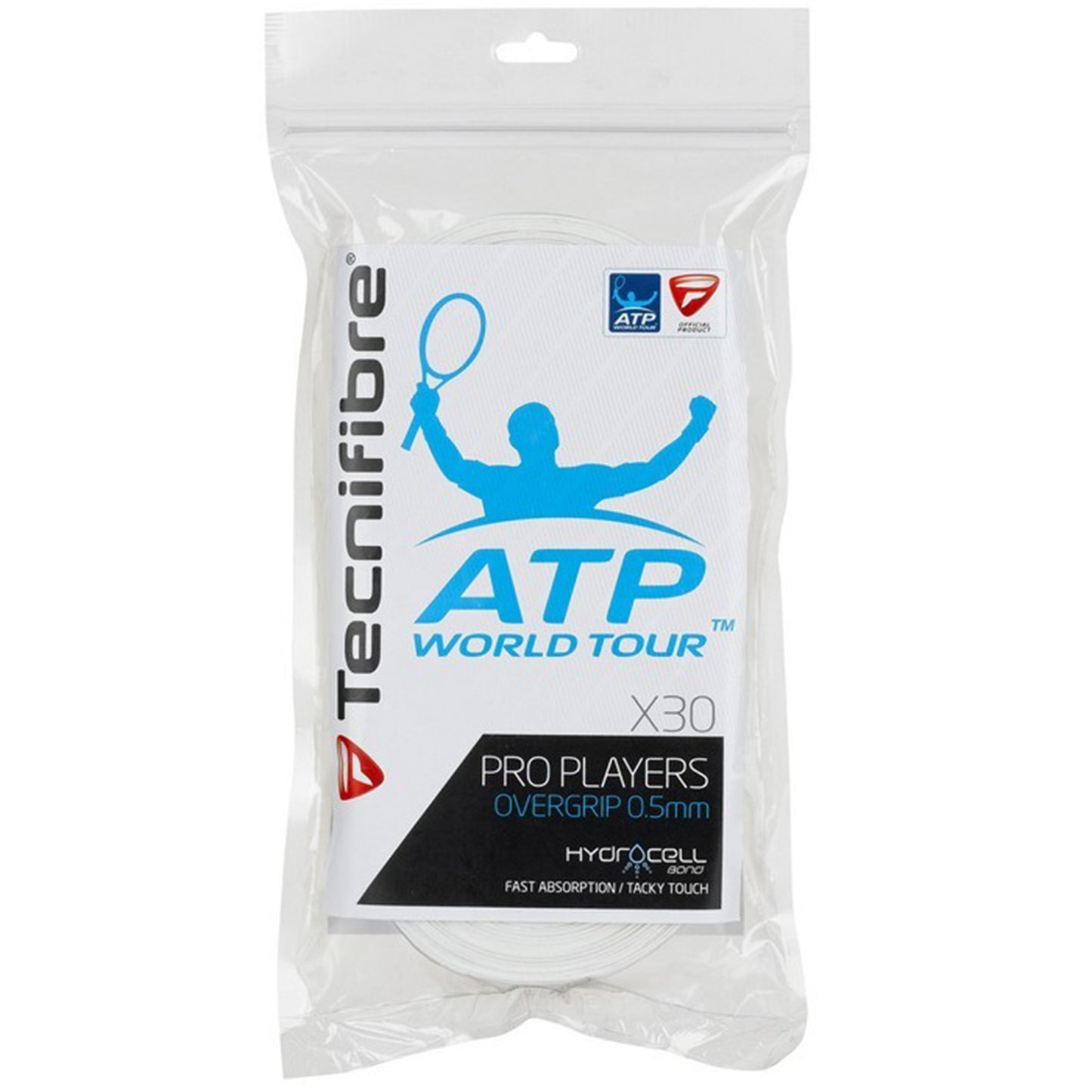 Tecnifibre Players Pro 30er Pack-Weiß Tecnifibre Players Pro 30er Pack-Weiß