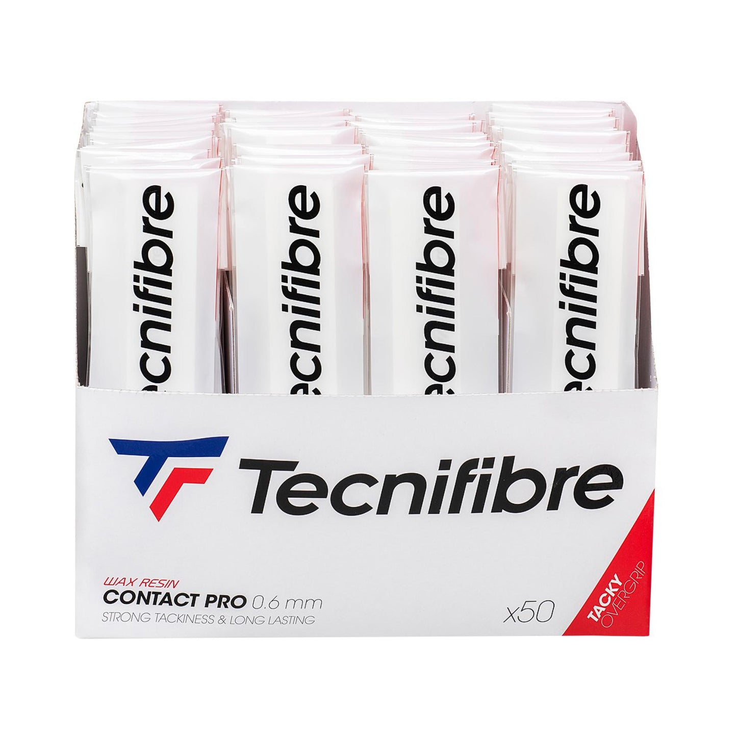 Tecnifibre Contact Pro 50er Pack - weiß Tecnifibre Contact Pro 50er Pack - weiß
