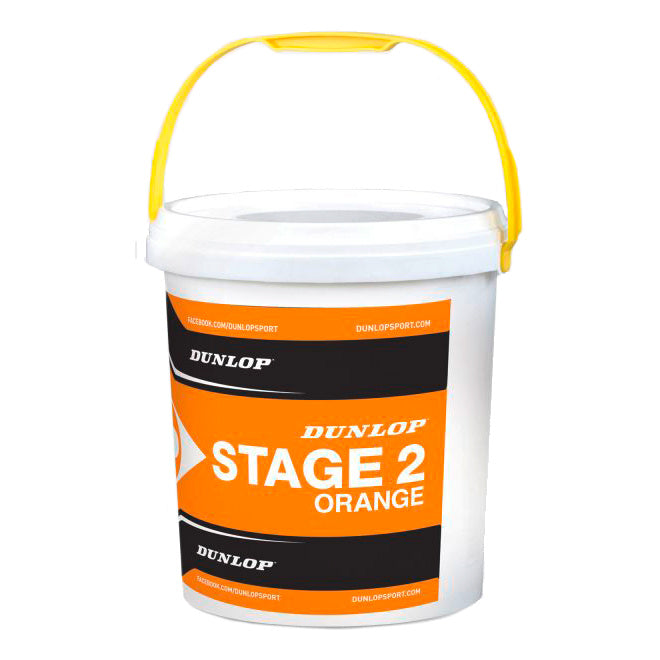 Dunlop Mini Tennis Stage 2 Orange 60er Eimer Dunlop Mini Tennis Stage 2 Orange 60er Eimer