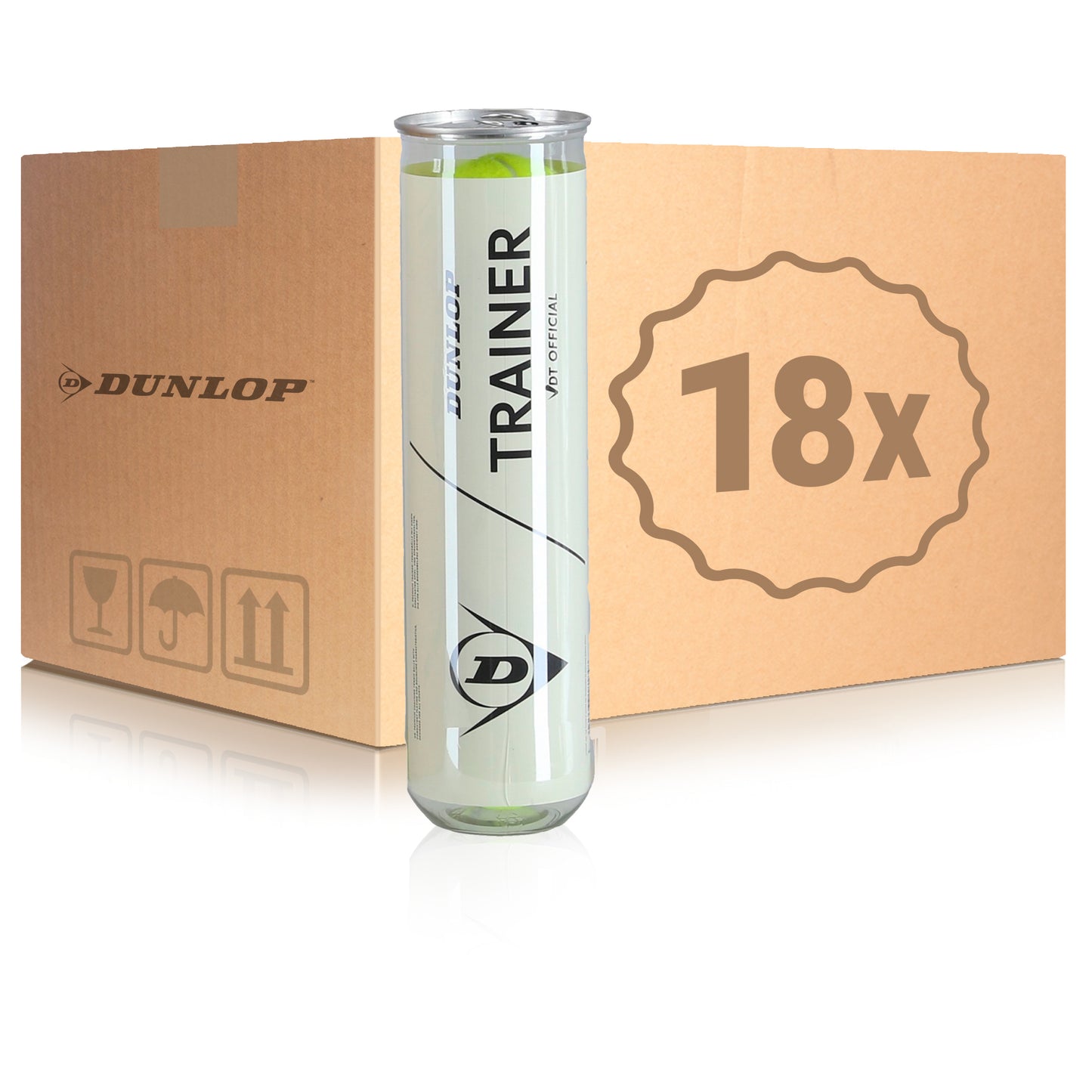 Dunlop 18x 4er Dose Dunlop Trainer VDT Dunlop 18x 4er Dose Dunlop Trainer VDT