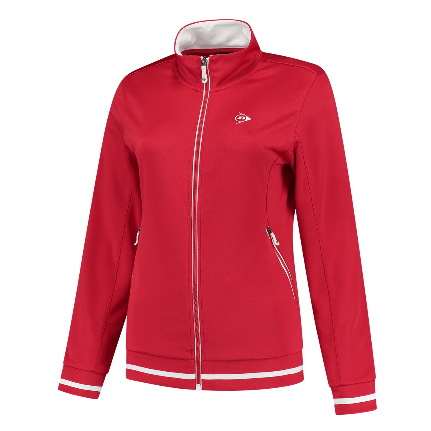Dunlop Knitted Trainingsjacke Damen-Rot Dunlop Knitted Trainingsjacke Damen-Rot