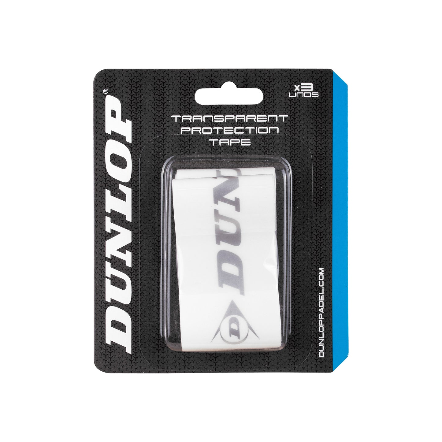 Dunlop Padel Transparent Pro Tape Rahmenschutzband-Transparent Dunlop Padel Transparent Pro Tape Rahmenschutzband-Transparent