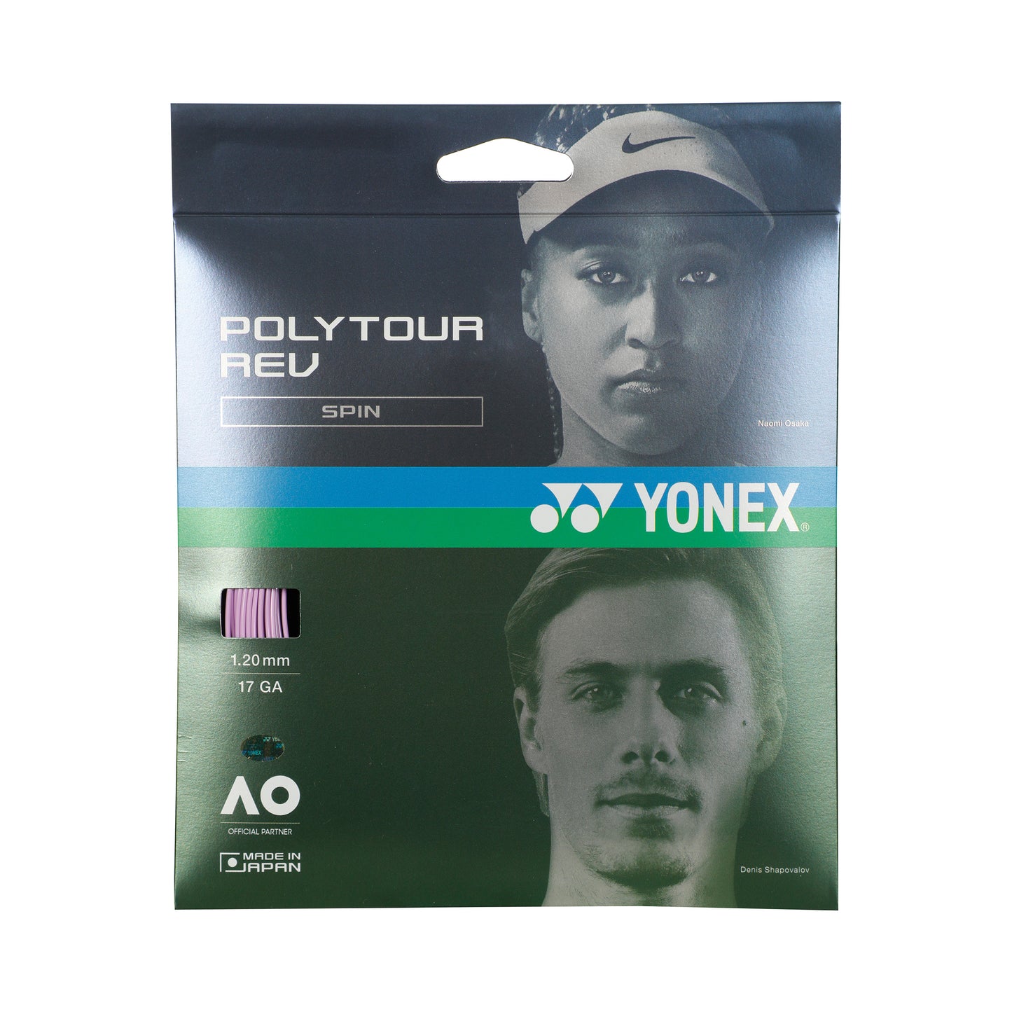Yonex Poly Tour Rev Saitenset 12m-Lila Yonex Poly Tour Rev Saitenset 12m-Lila
