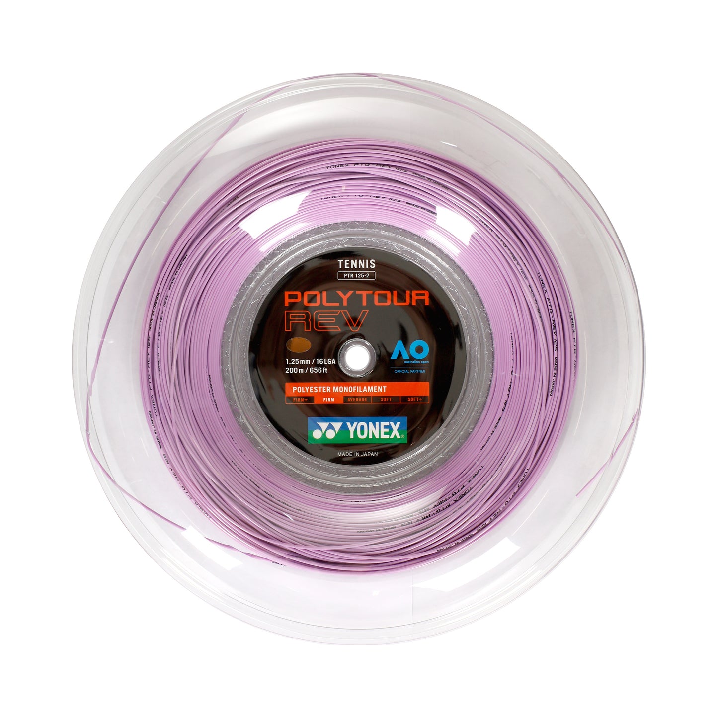 Yonex Poly Tour Rev Saitenrolle 200m-Lila Yonex Poly Tour Rev Saitenrolle 200m-Lila