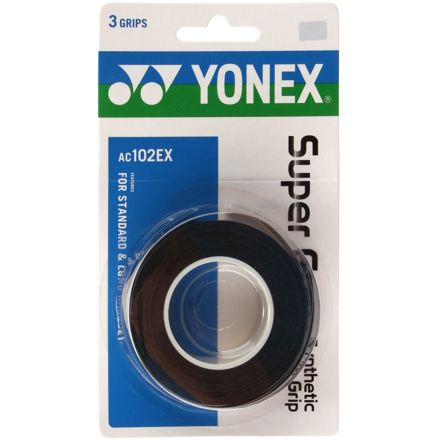 Yonex Super Grap 3er Pack - schwarz Yonex Super Grap 3er Pack - schwarz