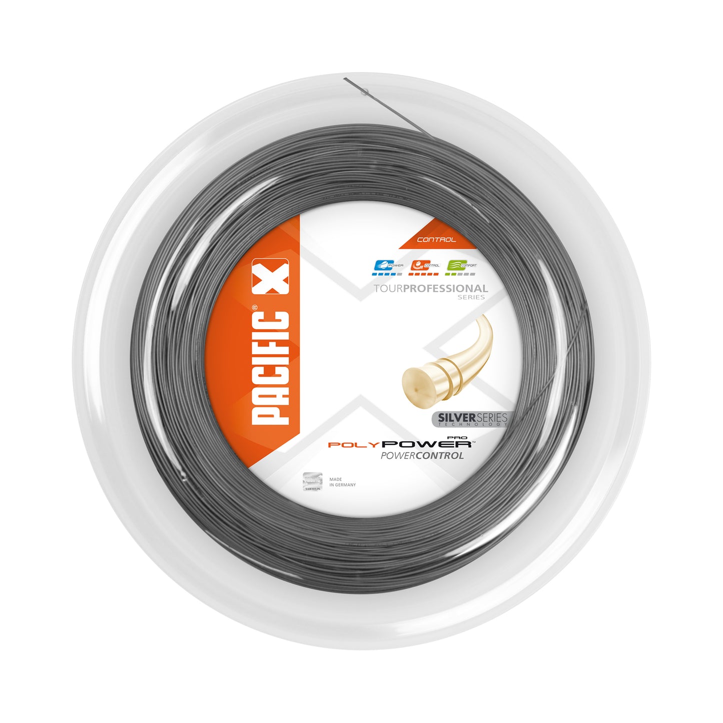 Pacific Poly Power Pro Silver Series Saitenrolle 200m-Silber Pacific Poly Power Pro Silver Series Saitenrolle 200m-Silber