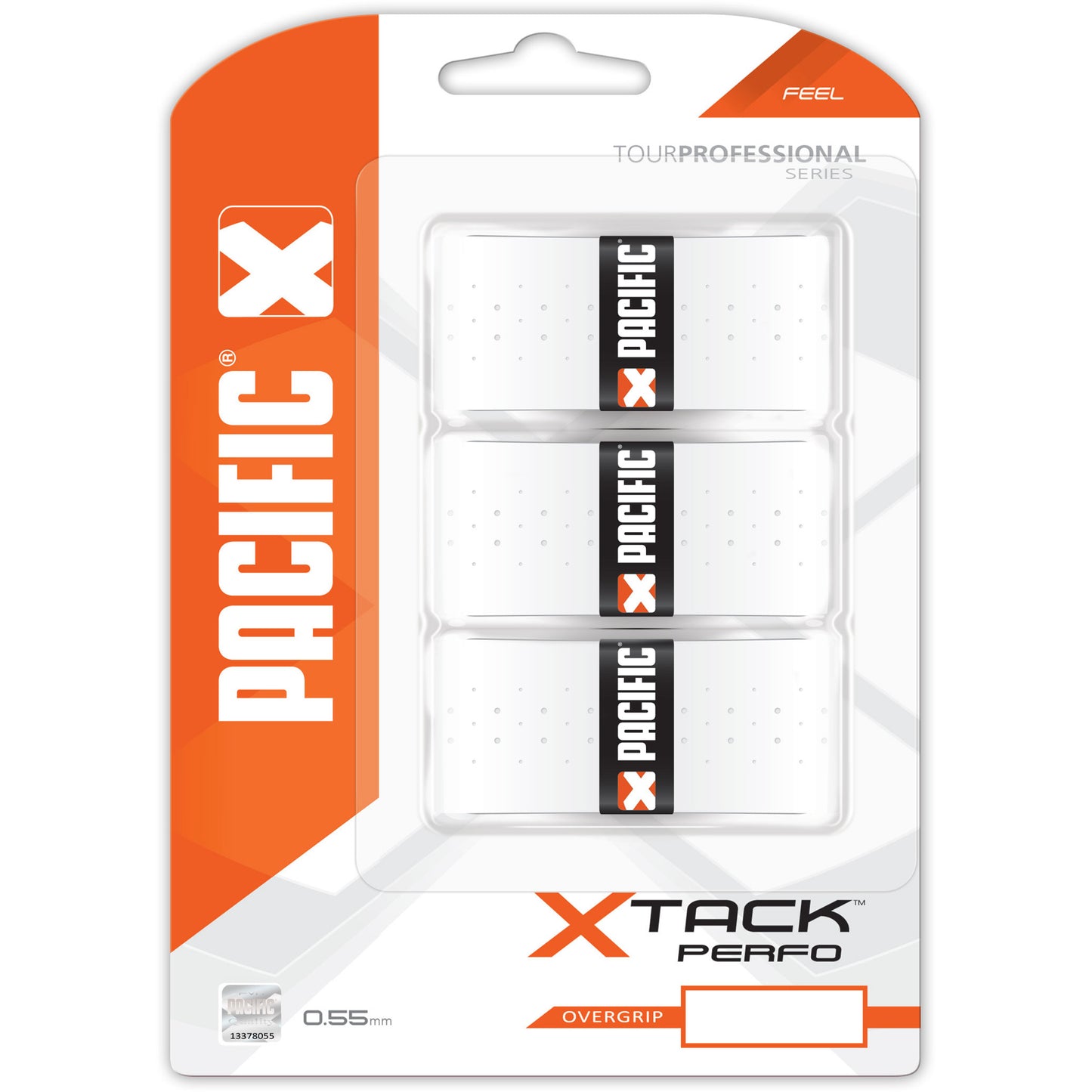 Pacific X Tack Pro Perfo 3er Pack - weiß Pacific X Tack Pro Perfo 3er Pack - weiß