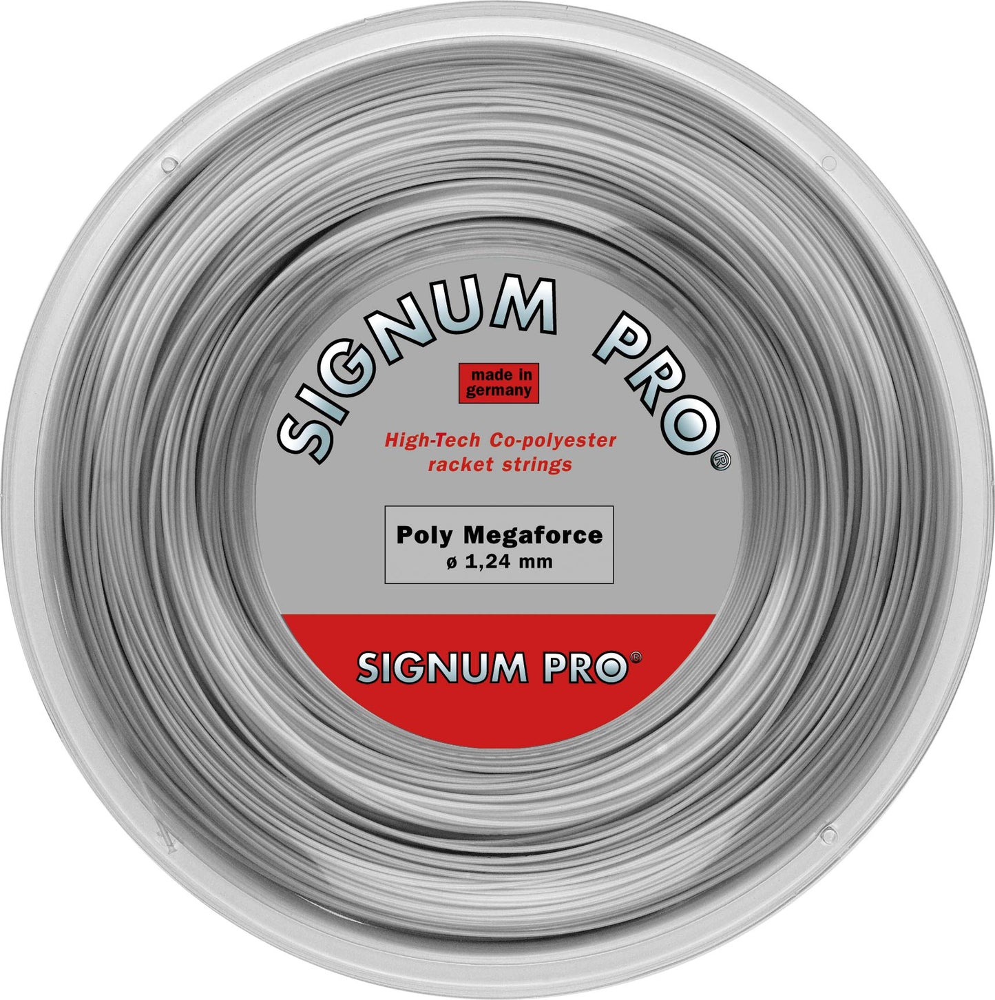 Signum Pro Poly Megaforce Saitenrolle 200m-Silber Signum Pro Poly Megaforce Saitenrolle 200m-Silber